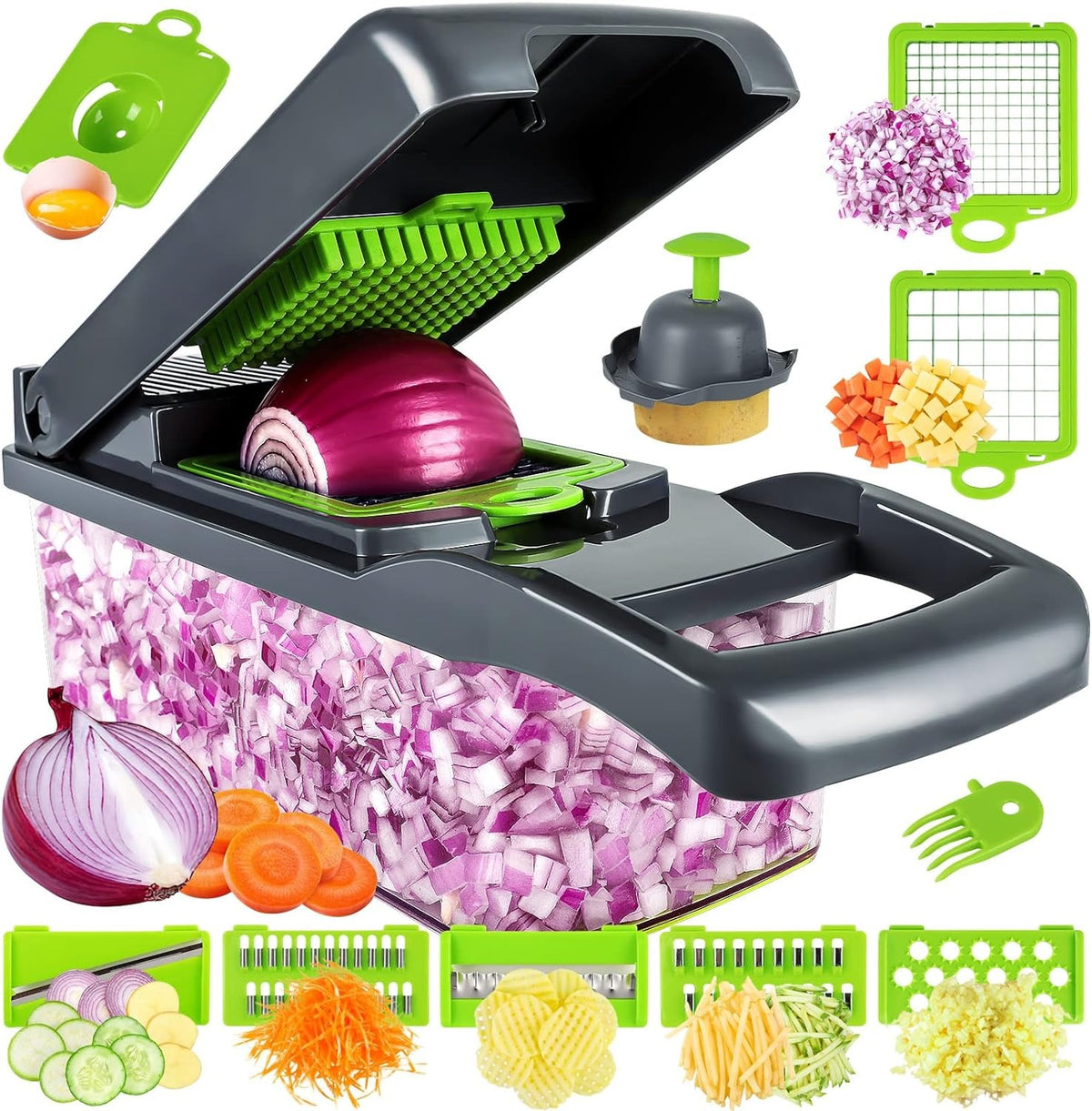 16-In-1 Multifunctional Vegetable Chopper