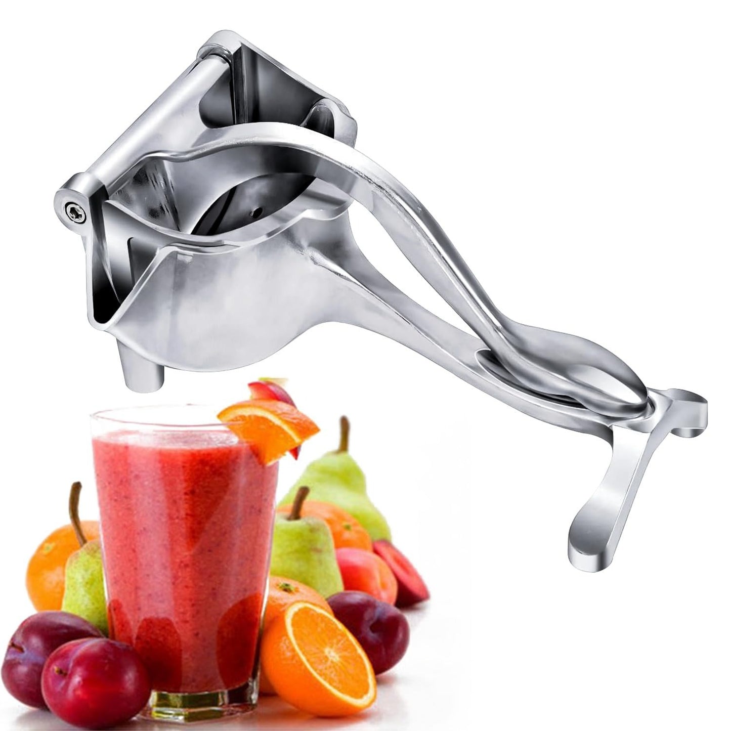 Stainless Steel Clip Handheld Fruit Juicer