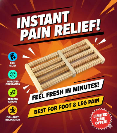 Wooden Foot Massager | Stress Release Tool