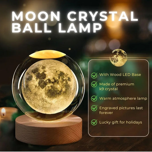Crystal Moon Lamp