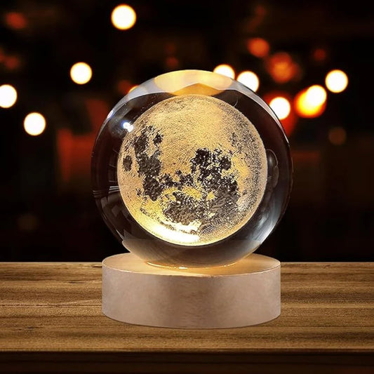 Crystal Moon Lamp