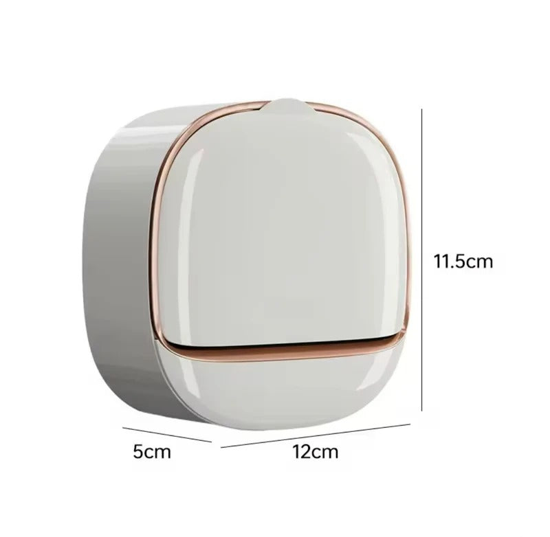 Wall Mounted Soap Holder with Drain Tray