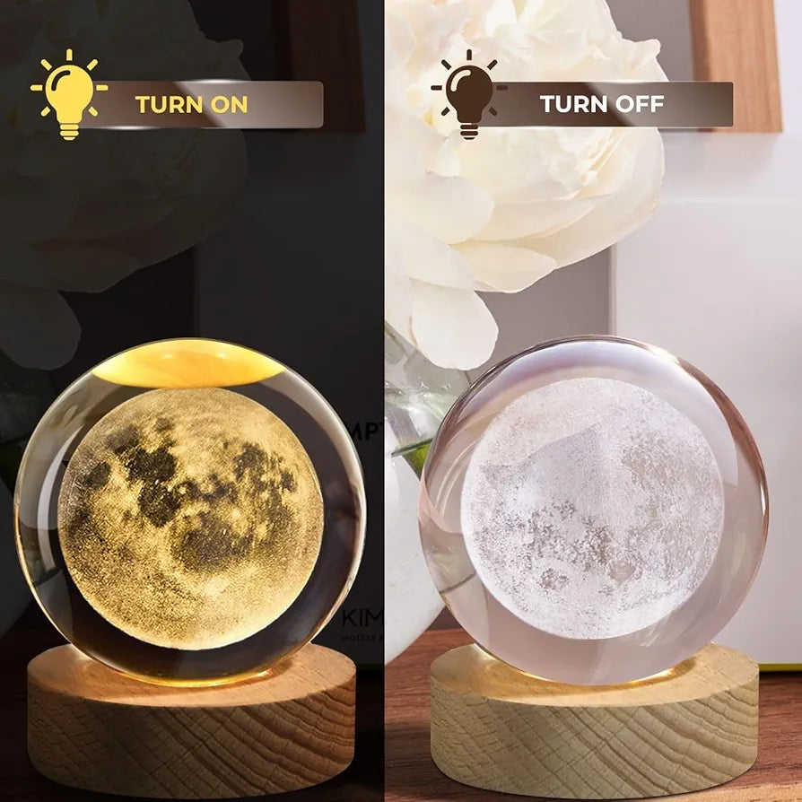 Crystal Moon Lamp