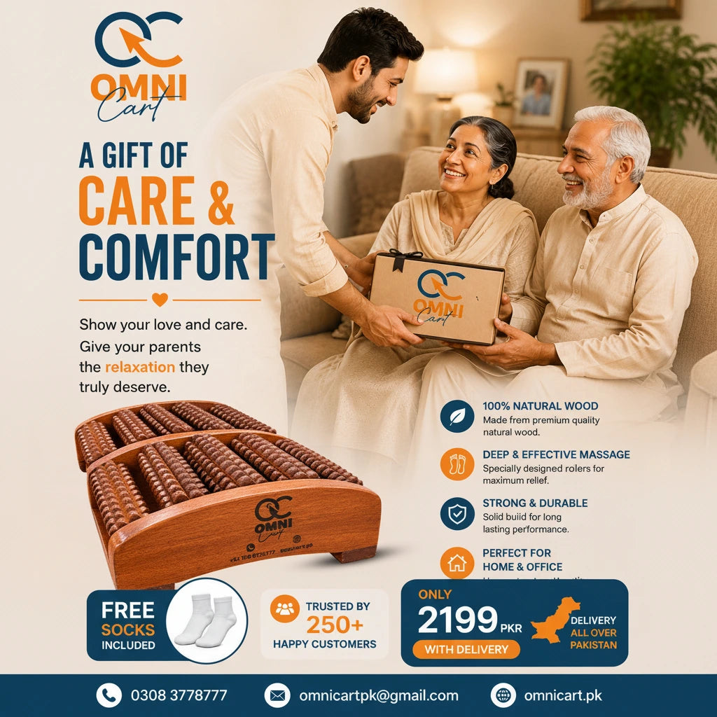 Wooden Foot Massager | Stress Release Tool