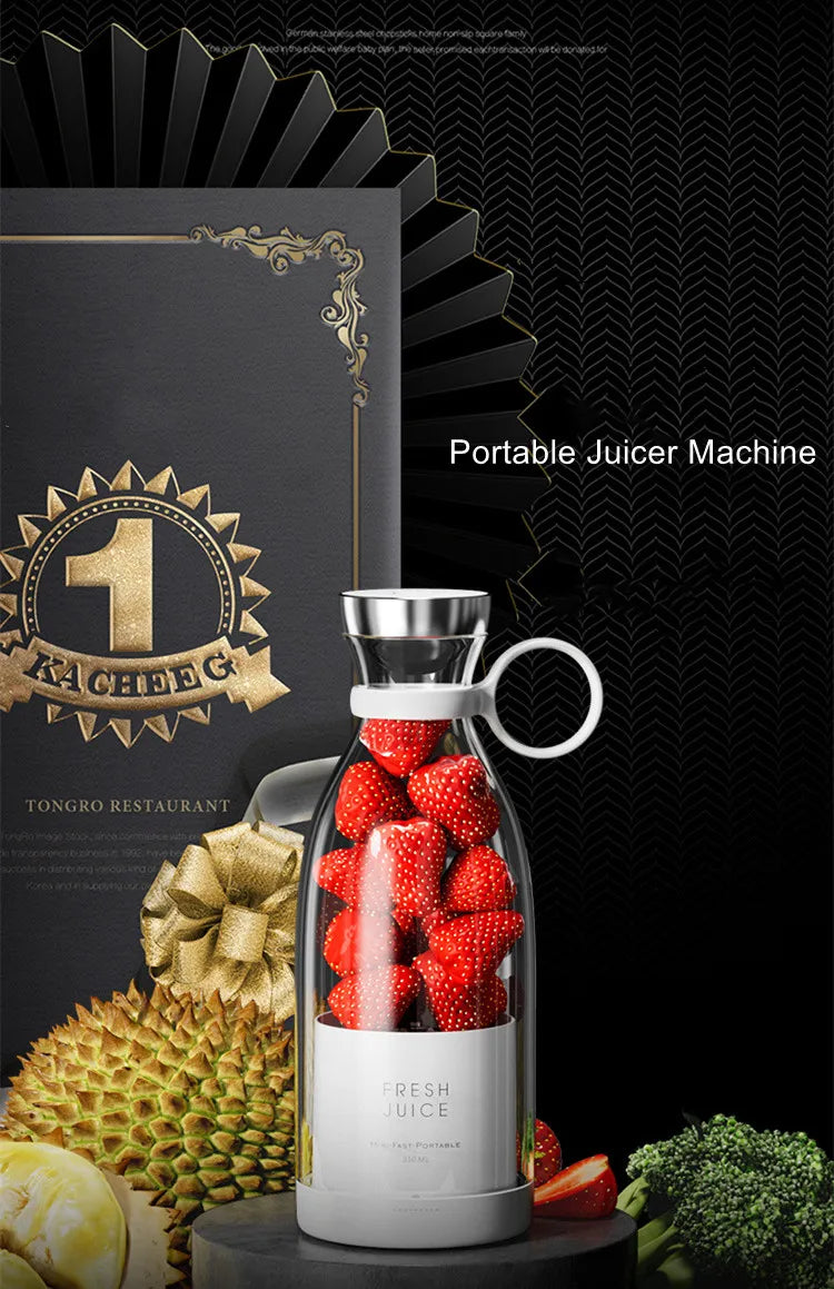 Electric Mini Portable Juicer Blender
