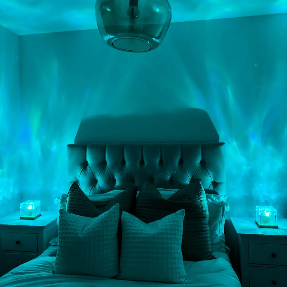 AuroraWave™ Premium Ocean Ripple LED Projector Ambient Night Lamp